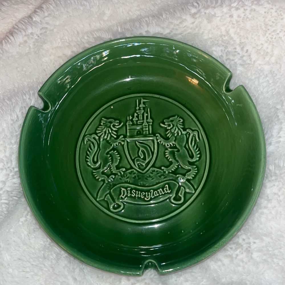 Vintage Disneyland Coat of Arms ashtray.